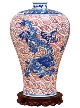景德镇仿古手绘青花中式风装饰品