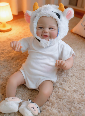 NPK49厘米仿真娃娃Meadow精致3D彩绘静脉血丝可见跨境货源送礼