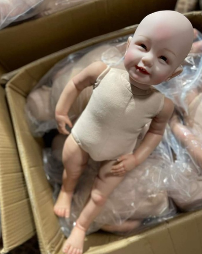 四牙不带衣服空娃 24英寸直腿