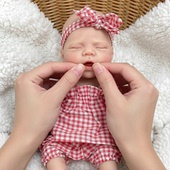 NPK重生娃娃12英寸纯实心硅胶pascale可拉扯软绵红吊带收藏手办