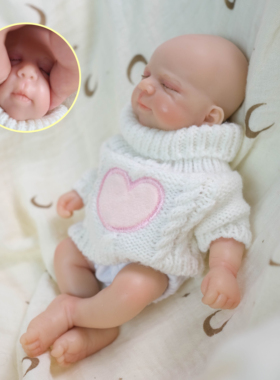 NPK重生娃娃20厘米纯实心硅胶Q弹可拉扯 仿真婴儿宝宝 软绵绵