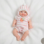 NPK重生娃娃仿真15厘米睁眼纯实心硅胶Q弹可拉扯软绵绵收藏手办