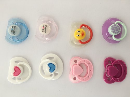 reborn doll supplies pacifier+magnet for rebornbaby 磁铁奶嘴