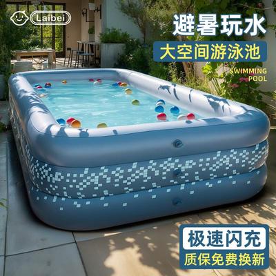 游泳池儿童家用婴儿大型家庭充气泳池户外小孩戏水池加厚农村院子