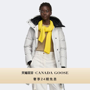 CANADA GOOSE加拿大鹅 Louise女士同色调徽标羽绒派克大衣 1720WT