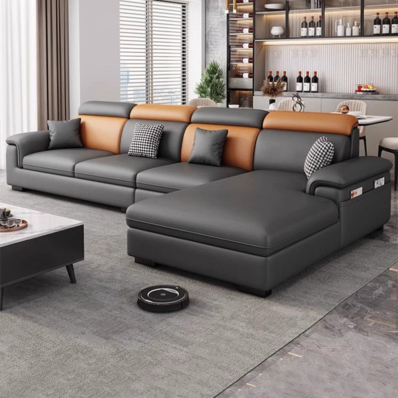 2025新款科技布艺沙发客厅小户型简约现代轻奢直排贵妃组合网红款