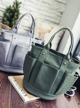 2024 new ladies handbags canvas bag for women with 4 color