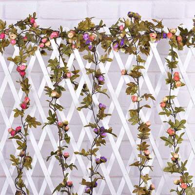 new wedding decoration artificial fake silk rose flower vi