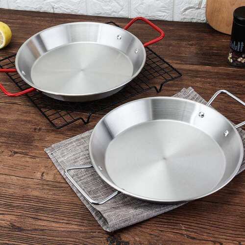 spanish paella pot frying pan binaural pan