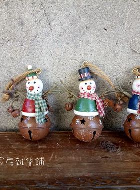 样品美式乡村风复古做旧圣诞树