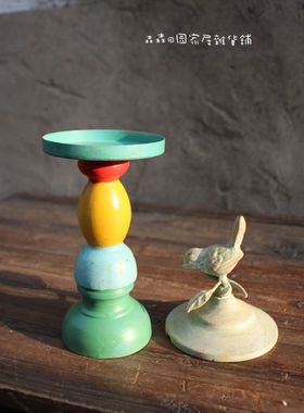 样品美式乡村风复古做旧家居装饰