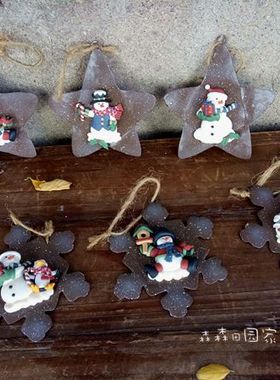 情侣儿童房小挂件圣诞节装饰品