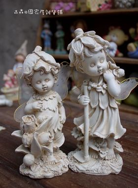 天使欧式风树脂生日礼物装饰品