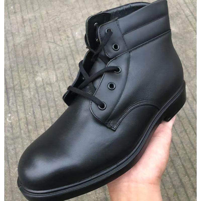 正品毛皮鞋系鞋带羊毛皮靴寒区正品头层牛皮羊毛皮一体