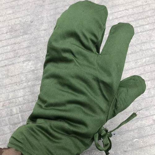 库存78式三指皮手套冬季羊毛保暖寒区手套短款防寒手套手闷子