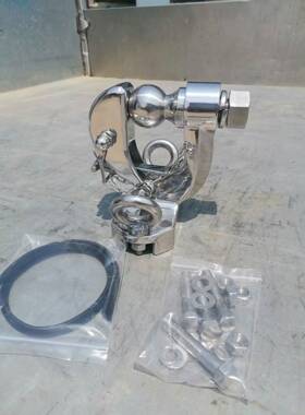 丰田普拉多流氓钩不锈钢霸道酷路泽途乐改装越野专用牵引勾拖车钩