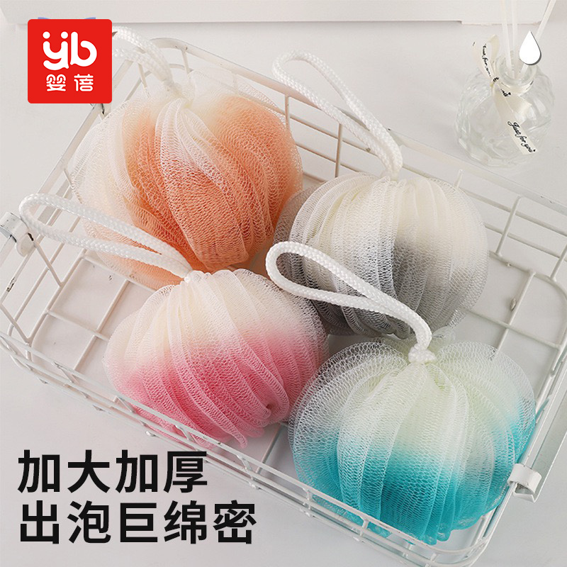 婴蓓沐浴球花不易散大蓬松家用女士成人儿童耐用洗澡起泡搓澡