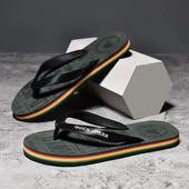 人字拖鞋 百搭休闲轻便户外防滑沙滩浴室男拖鞋 男2025夏季 新款