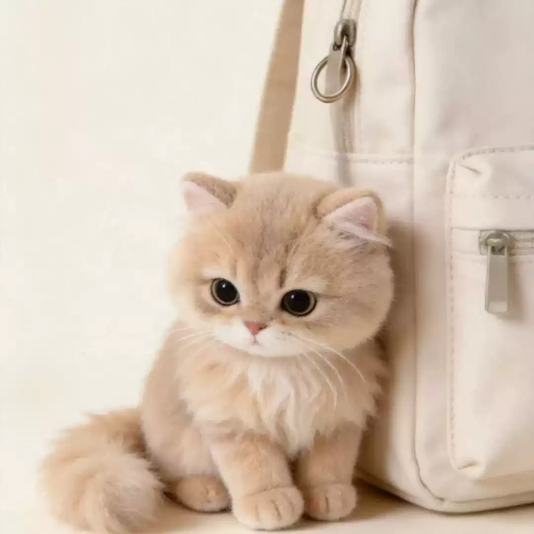 小红书同款可爱金渐层小猫毛绒