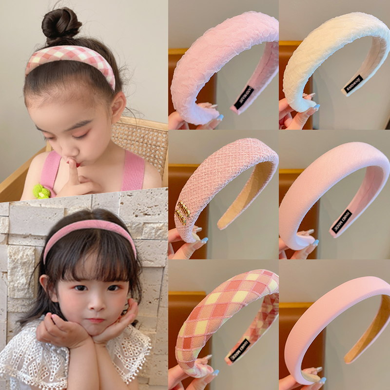 粉色发箍女生高颅顶2023年新款