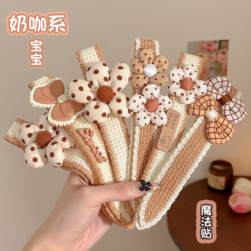 儿童碎发魔术贴女童头发贴宝宝碎发整理神器婴儿后脑勺刘海贴头饰