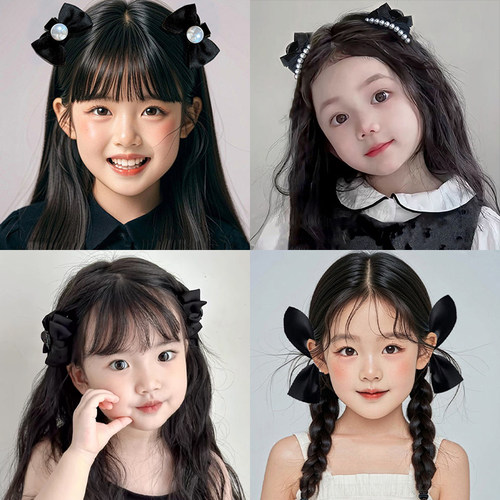 儿童公主头蝴蝶结小号抓