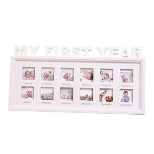 儿童证件照相框摆台宝宝成长纪念生活照洗照片婴幼童满月周岁框架