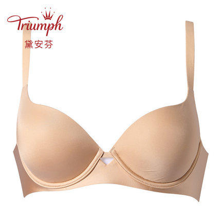 黛安芬日常质爱光面内衣夏季薄款女舒适无痕文胸16-8410