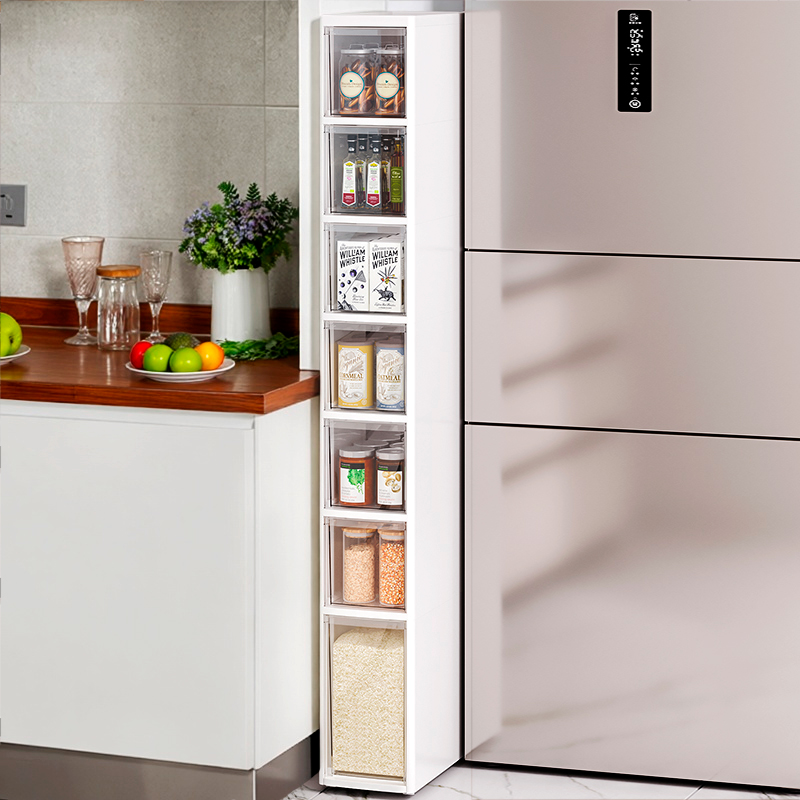 窄缝隙也有大空间免安装抽屉式