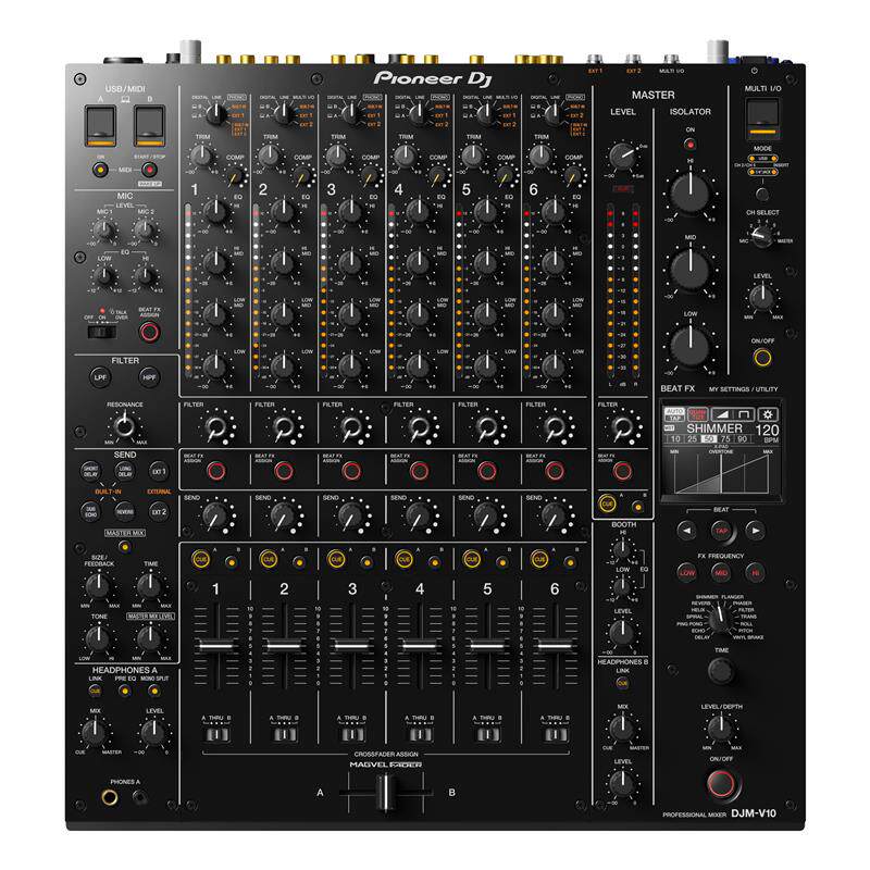 全新先锋DJM-V10混音台6通道DJMV10高音质输出的酒吧DJ混音器现货