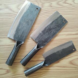 越南纯手工锻打菜刀斩切两用刀砍骨刀锰钢弹簧钢烧腊刀猪肉铺进口