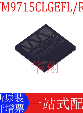 全新原装 WM9715CLGEFL/RV 丝印WM9715G 封装QFN-48 音频接口芯片