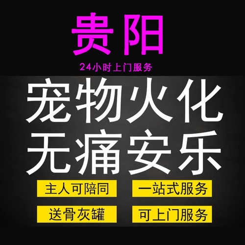 贵阳市宠物火化殡葬狗犬猫兔子动物善终尸体安葬无痛安乐上门服务