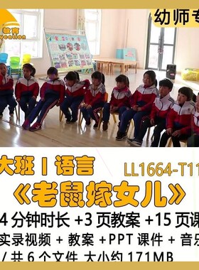 幼儿园优质课教案PPT课件公开课大班语言《老鼠嫁女儿》音乐反思.