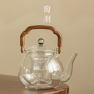 玻璃煮茶壶单壶耐高温电陶炉专用煮茶器家用泡茶壶提梁烧水壶茶具
