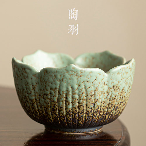 陶瓷岩生釉建水茶渣缸