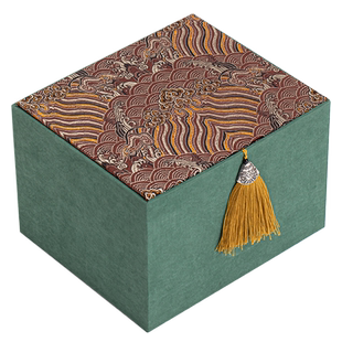 主人杯收纳盒建盏茶杯包装盒茶杯礼盒空盒一壶两杯空礼盒锦盒高档