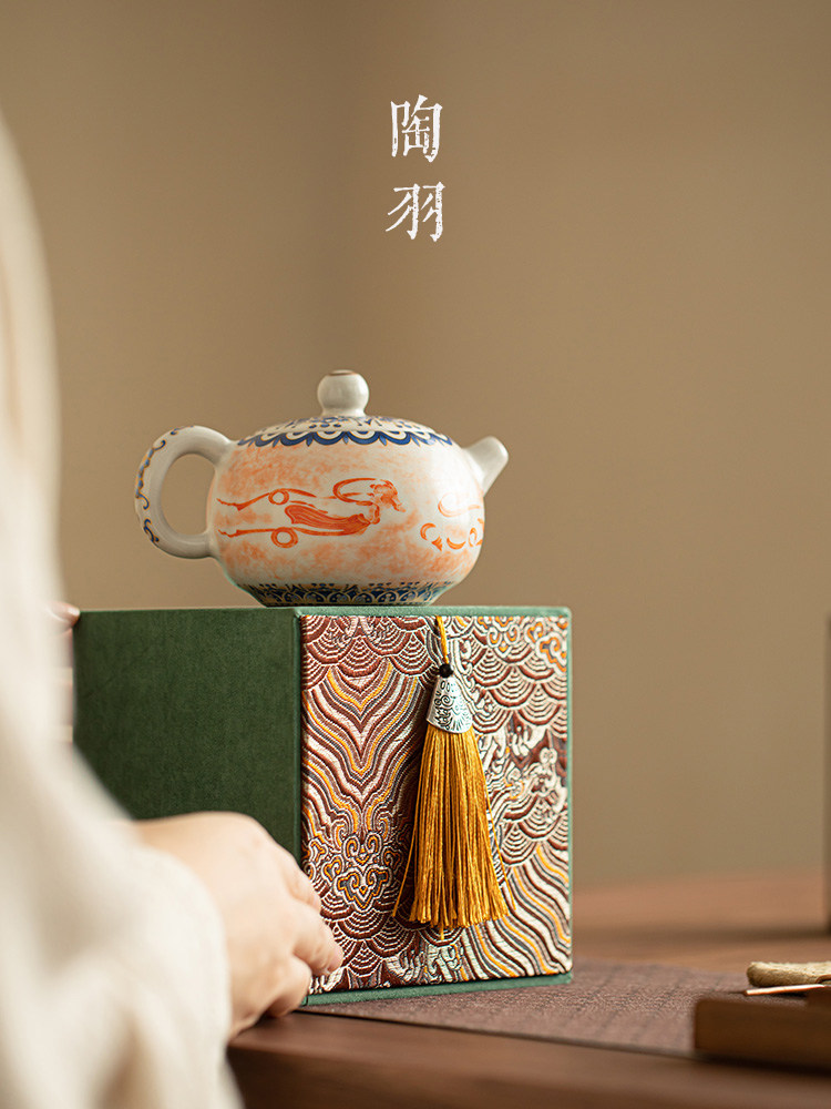 彷宋汝窑飞天西施壶陶瓷茶壶家用大容量单壶一人泡茶壶功夫茶具,餐饮具,茶壶,淘宝优惠券,粉丝福利购,淘宝优惠卷