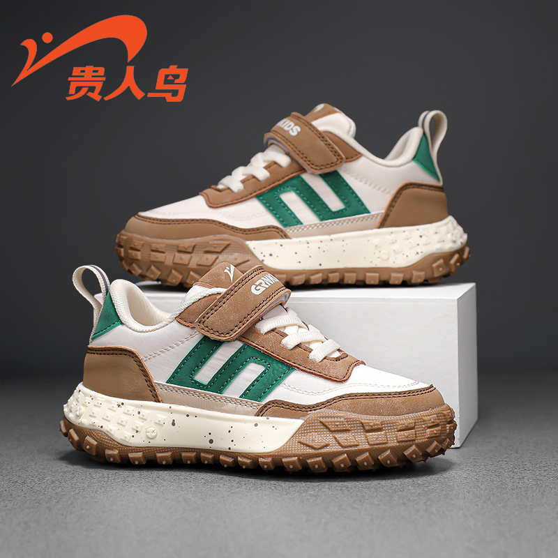 贵人鸟儿童鞋运动鞋男童2024新款官方旗舰店官网正品春夏款阿甘鞋