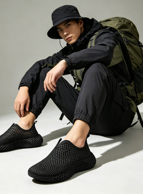 魏大勋同款MKAM 26SS Alien Proto 1Foam Runner3D打印增高凉拖鞋