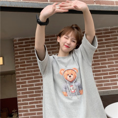 Real video: Winter bear's half sleeve top