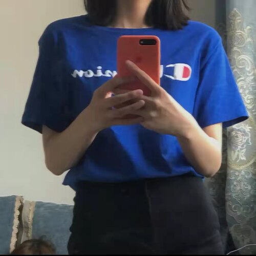 时尚棉男女印花短袖青春