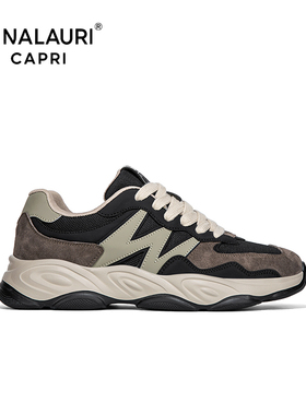 意大利PIALAURI CAPRI厚底老爹鞋透气减震百搭休闲运动鞋2026新款