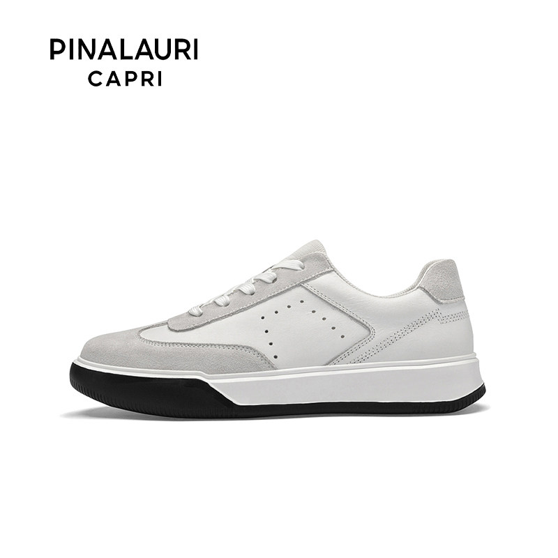 意大利PIALAURI CAPRI轻便休闲板鞋白色百搭德训鞋男女街头潮鞋,流行男鞋,休闲板鞋,淘宝优惠券,粉丝福利购,淘宝优惠卷