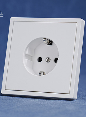 欧标USB插座wall switch白色schuko socket欧规墙壁开关16A 250V