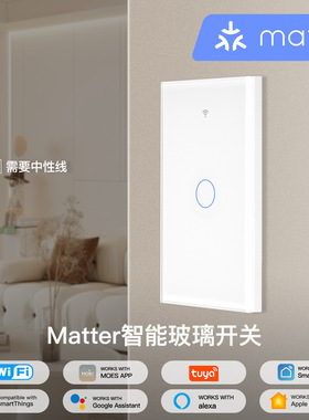 matter WiFi智能家居美规智能开关支持Homekit GoogleHome Alexa