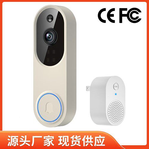 可视门铃头无线智能家居户外监控远程监控高清夜视电商Y