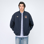 日系工装 休闲宽松夹克外套男 棒球服刺绣保暖棉服上衣女 新品 春季