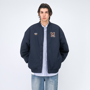 日系工装 休闲宽松夹克外套男 棒球服刺绣保暖棉服上衣女 新品 春季