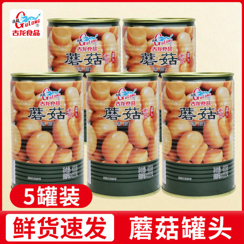 古龙蘑菇罐头425g*5罐